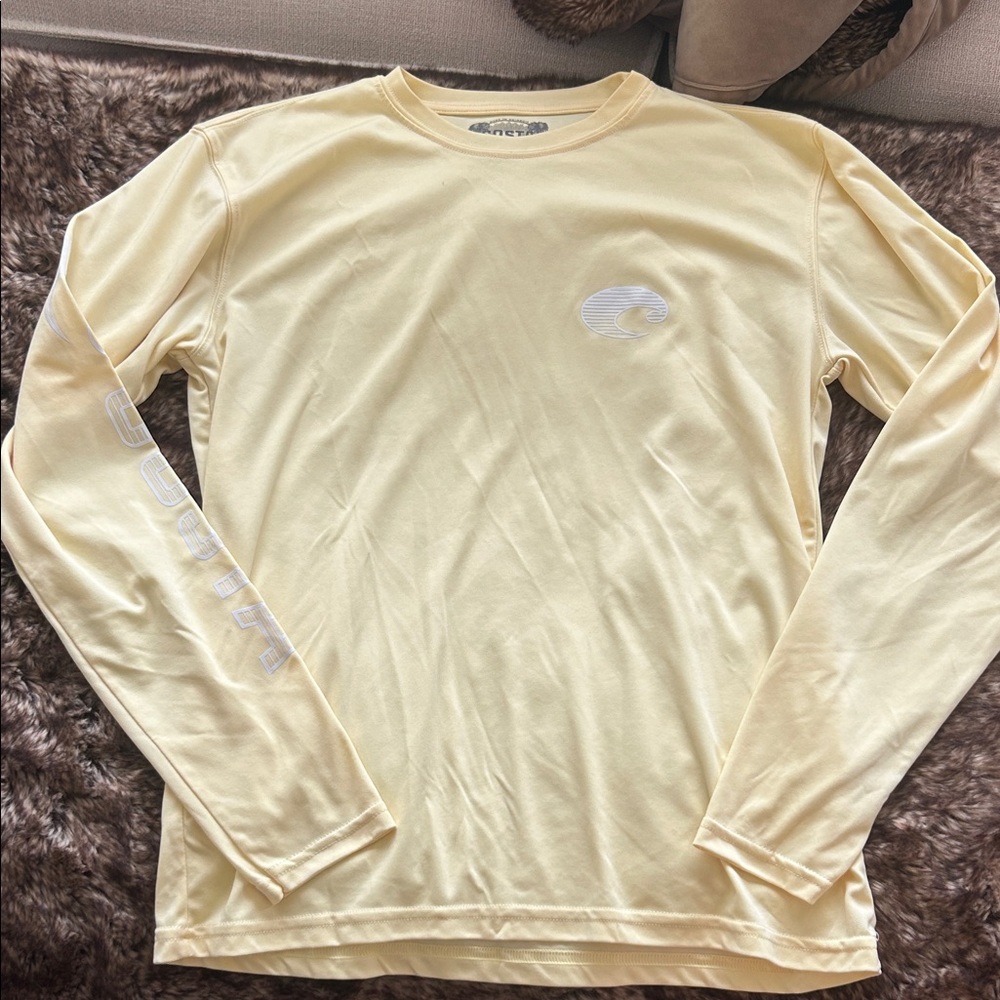Women’s costa light yellow sun shirt - long sleeve